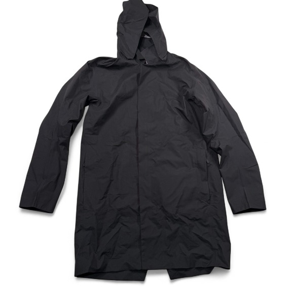 Arc'teryx Veilance Partition LT Coat Men Small Black Gore-Tex Hooded Rain Jacket - Picture 1 of 16